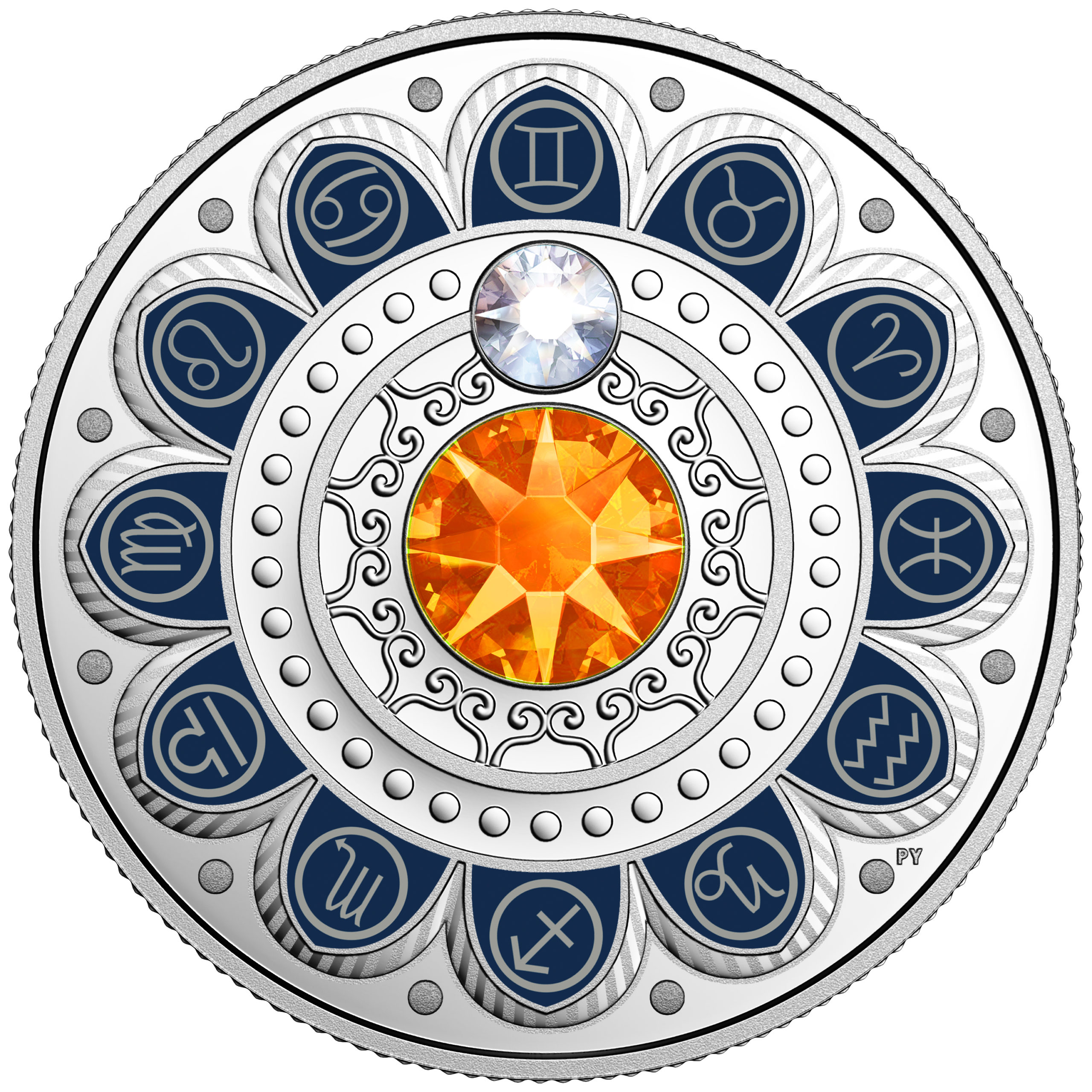 2017 $3 ZODIAC SERIES: GEMINI – PURE SILVER COIN [159159] - Metro